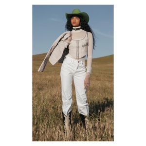 Stylish Cream Women's Top